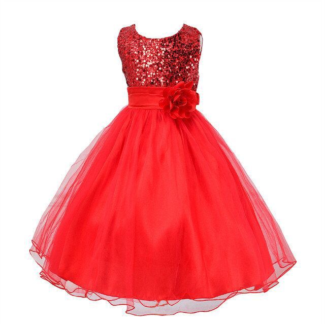 Girls' Sequin Princess Dress