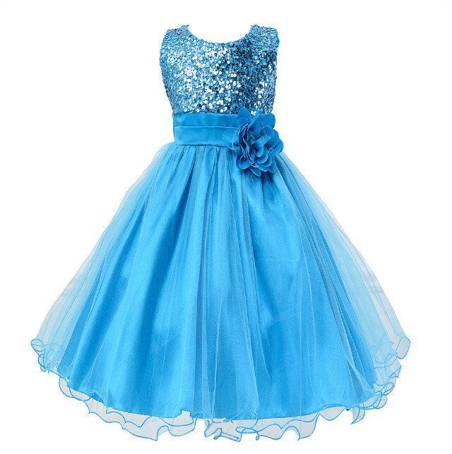 Girls' Sequin Princess Dress