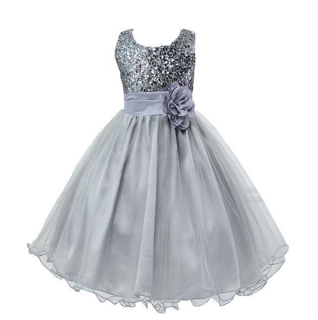 Girls' Sequin Princess Dress