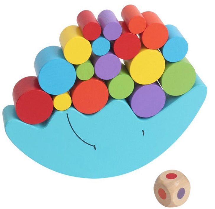 Moon Wooden Balance Toy– Fun Family Game for Kids Ages 2–4