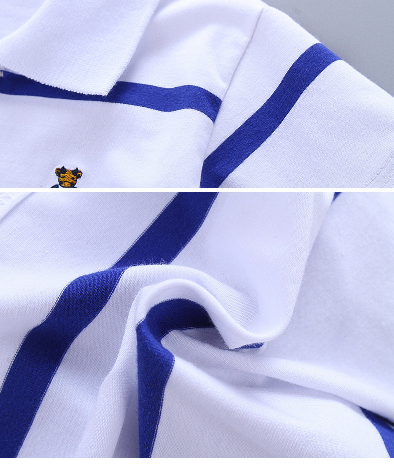Boys' Striped Polo Shirt