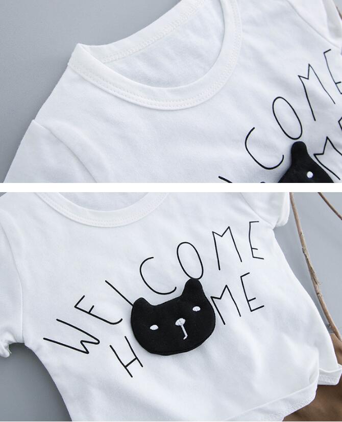 Kids' Cotton T-Shirt & Shorts Set