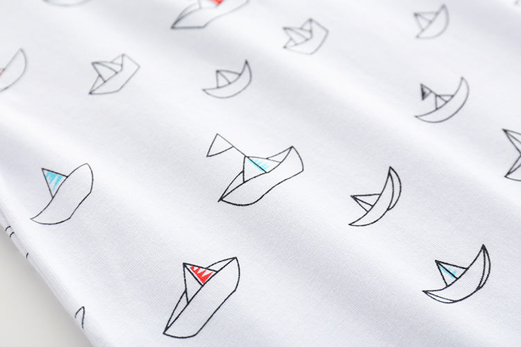 Boys' Striped Cotton Polo Shirt