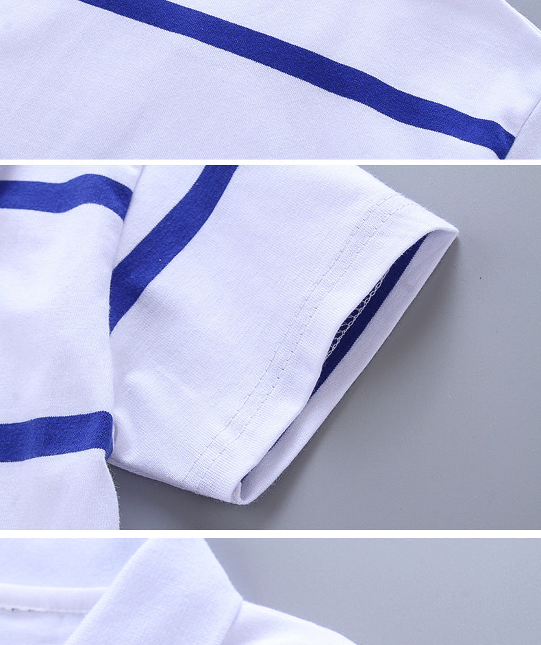 Boys' Striped Polo Shirt