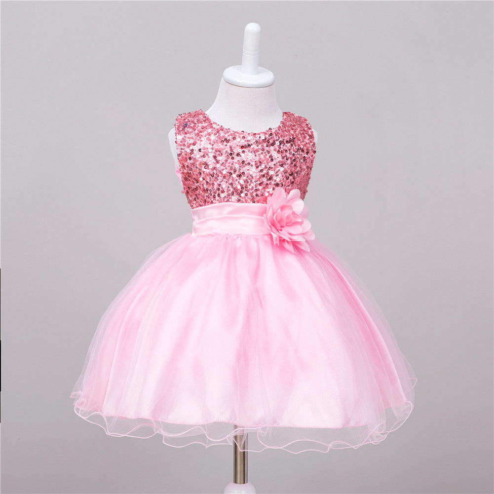 Girls' Sequin Princess Dress