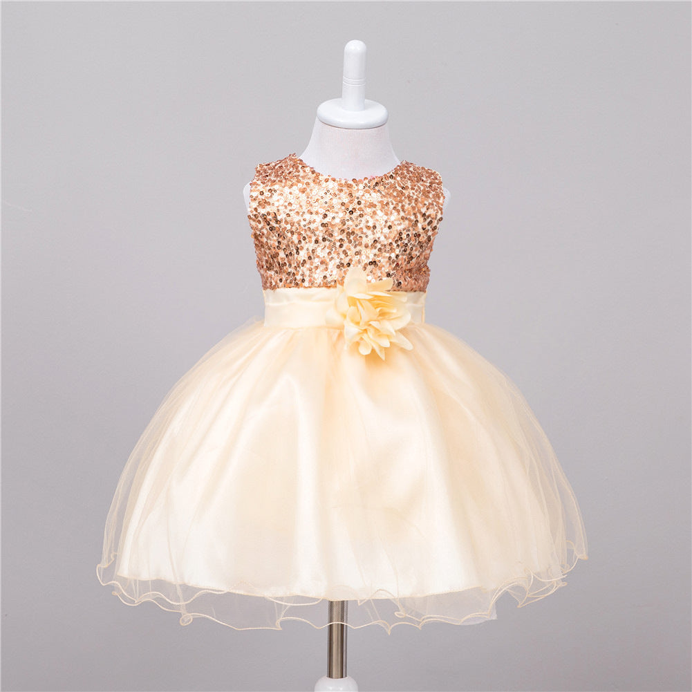 Girls' Sequin Princess Dress