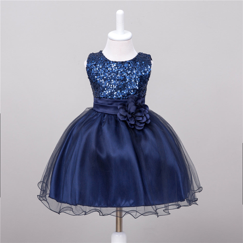 Girls' Sequin Princess Dress