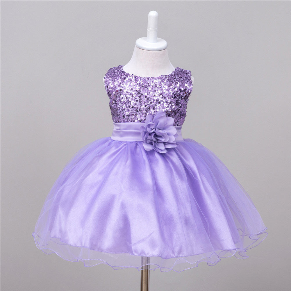 Girls' Sequin Princess Dress