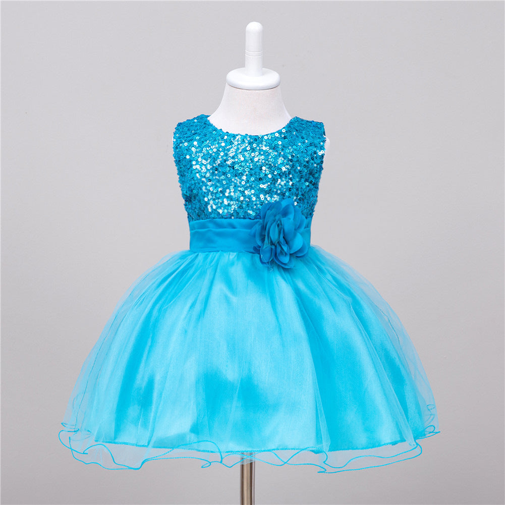 Girls' Sequin Princess Dress