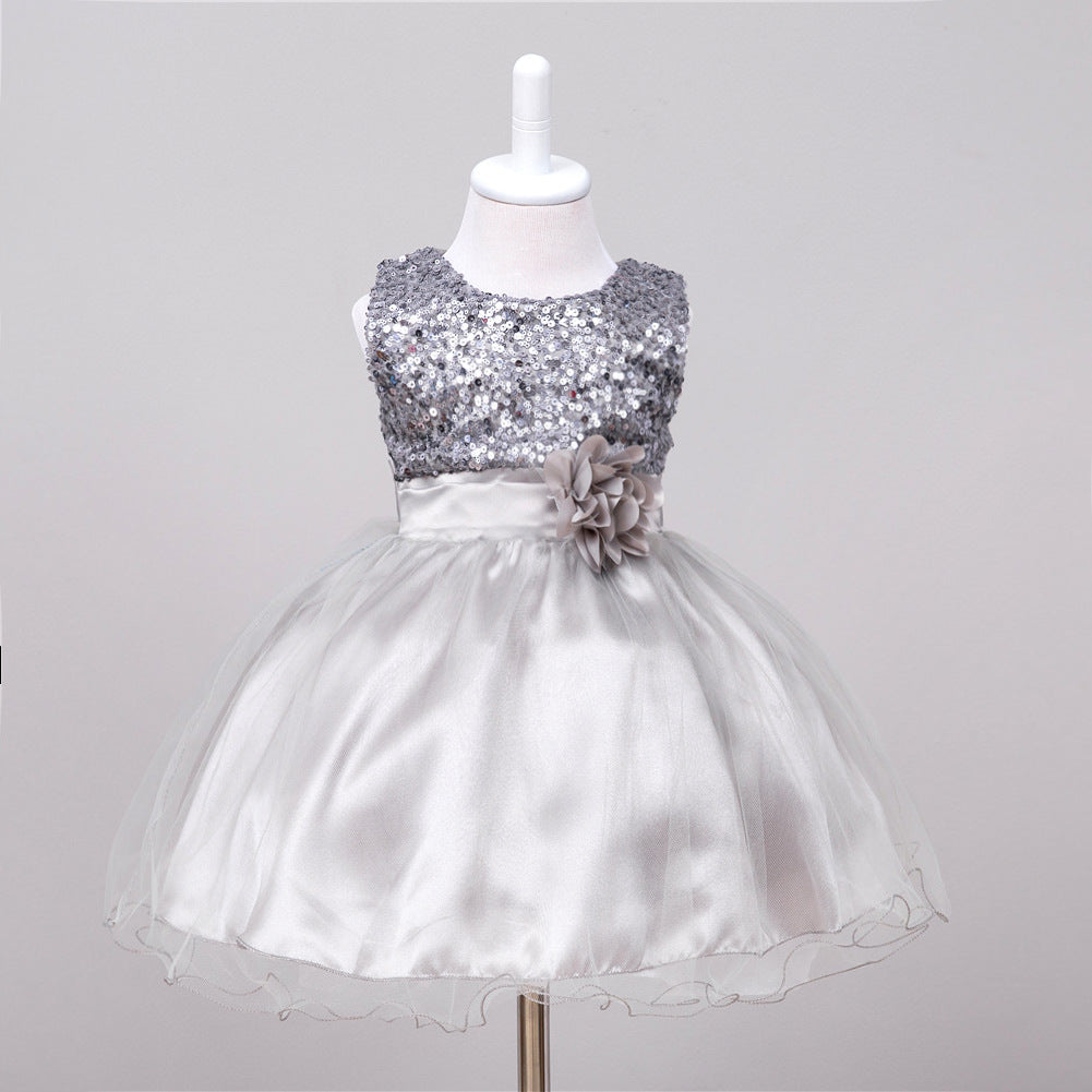 Girls' Sequin Princess Dress