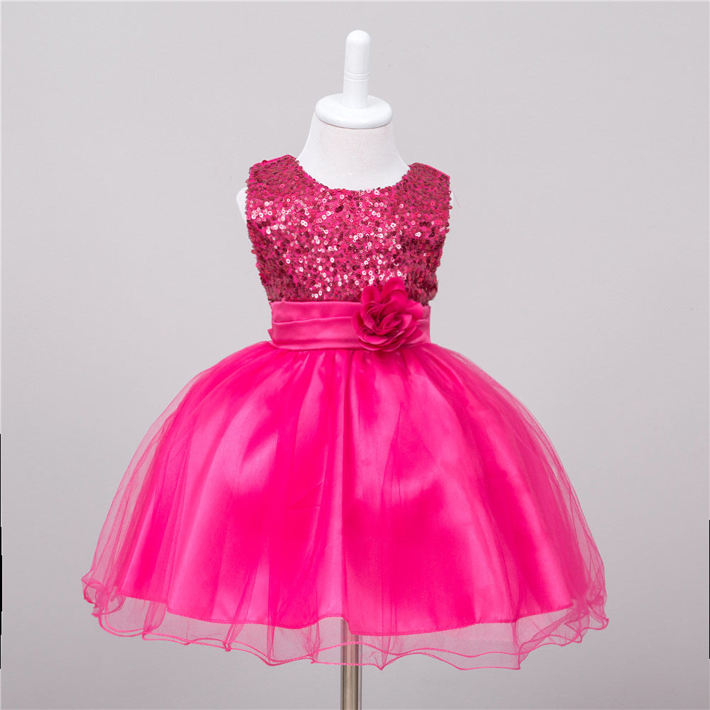 Girls' Sequin Princess Dress