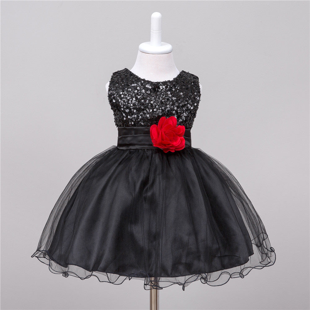 Girls' Sequin Princess Dress