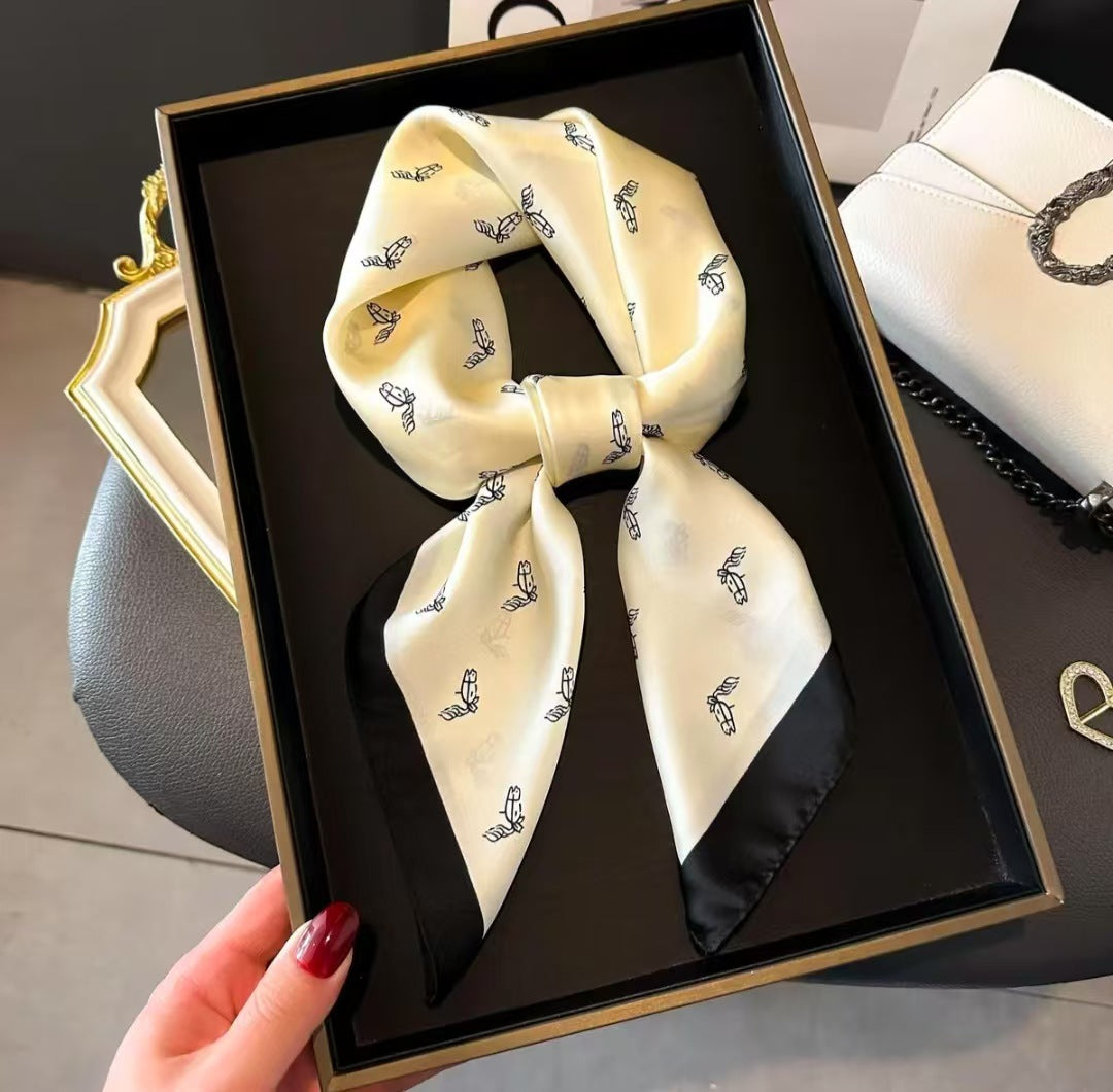 Women's Versatile Square Silk Scarf | 70×70cm | 18 Colours