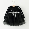 Girls' Cotton Long Sleeve Princess Dress