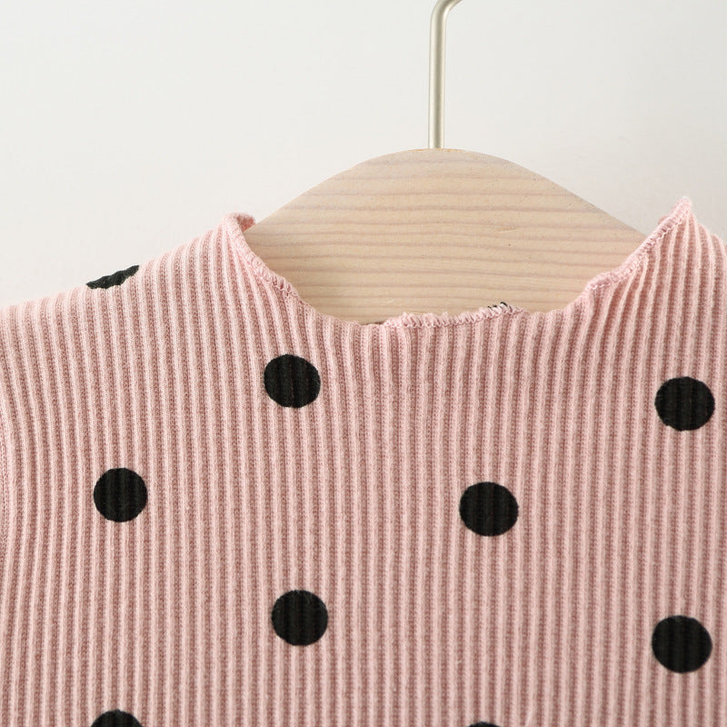 Girls' Cotton Long Sleeve Princess Dress