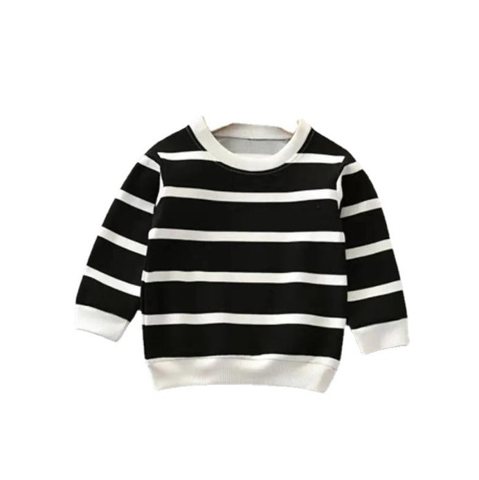 Kids' Striped Long Sleeve Pullover Top