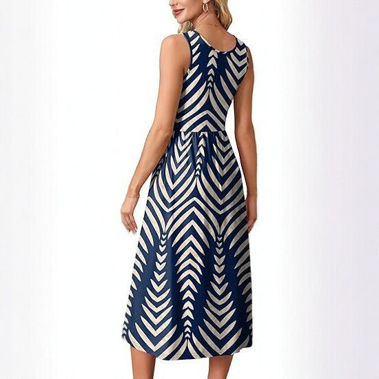 Women's Casual Sleeveless Long Dress