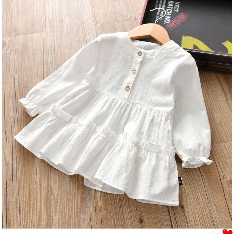 Girls' Cotton Printed Dress