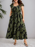 Floral  Maxi Midi Dress