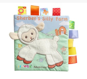 Animal Embroidery Books – Can't Tear, Baby-Safe Cloth Book