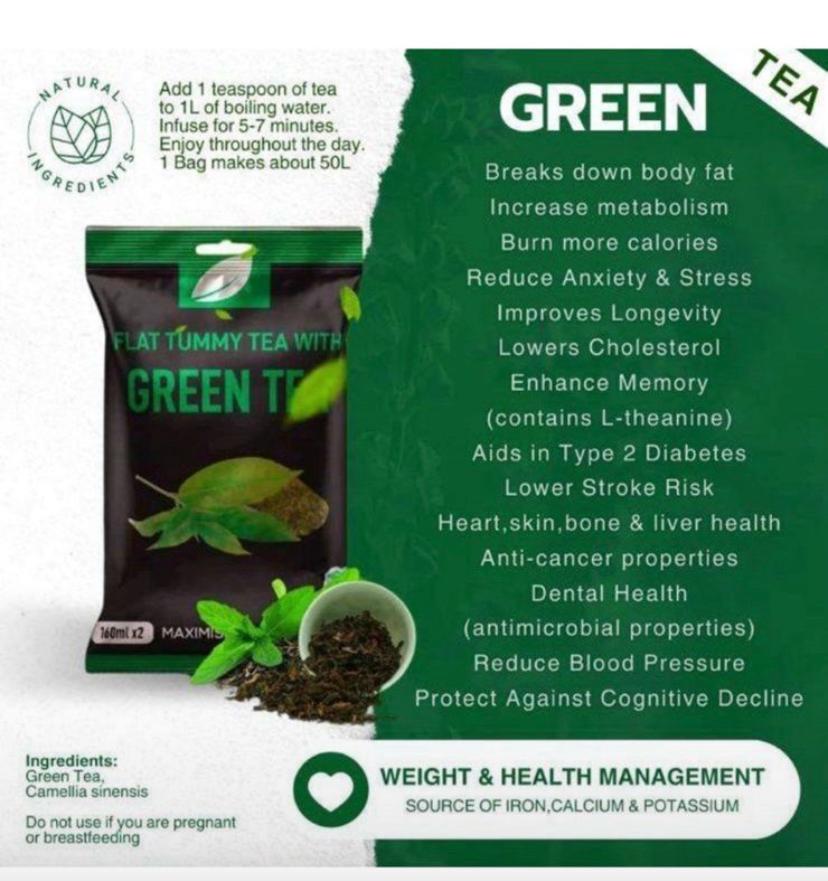 Flat Tummy Tea with Green Tea