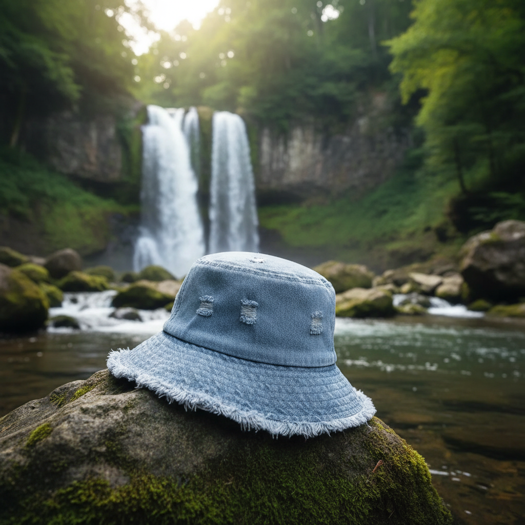 Denim Bucket Hat
