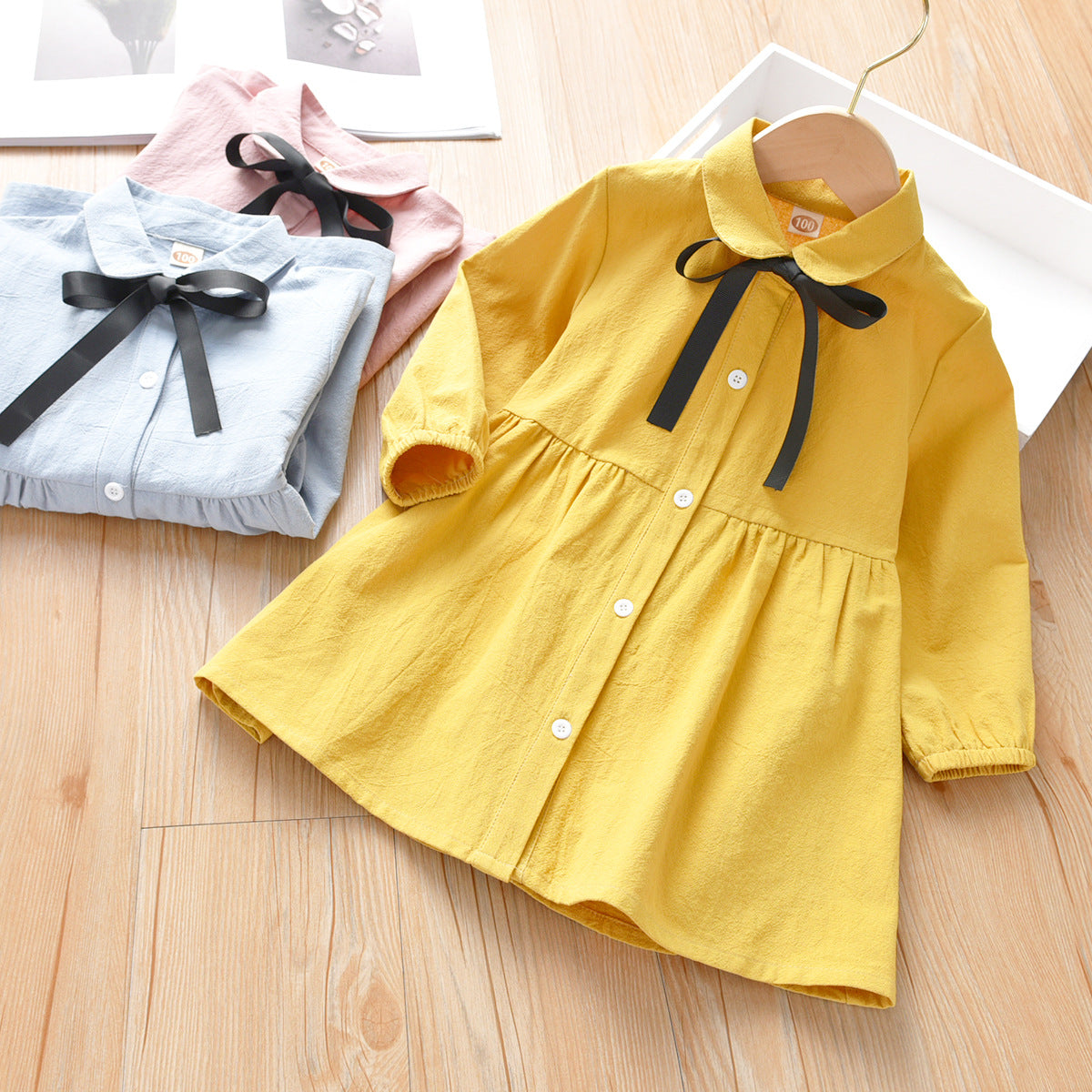 Girls' Cotton Printed Dress