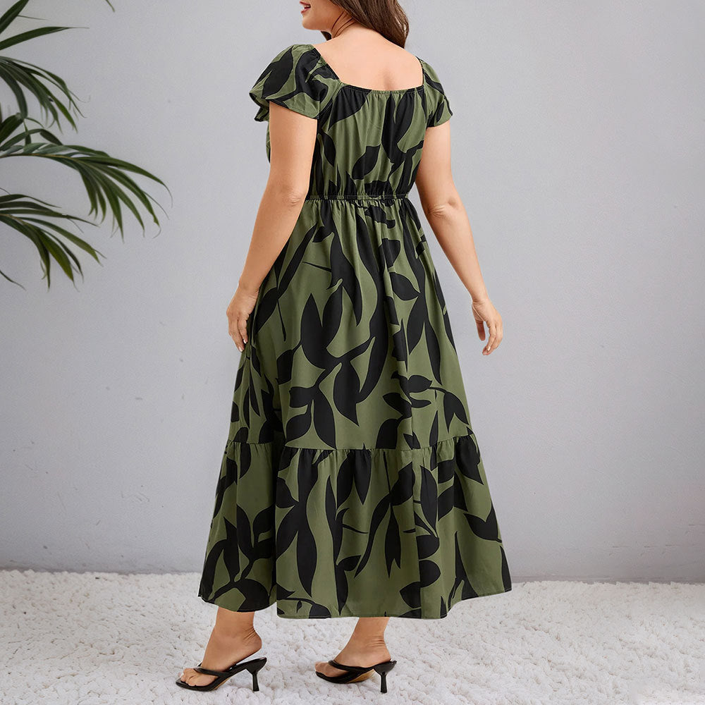 Floral  Maxi Midi Dress